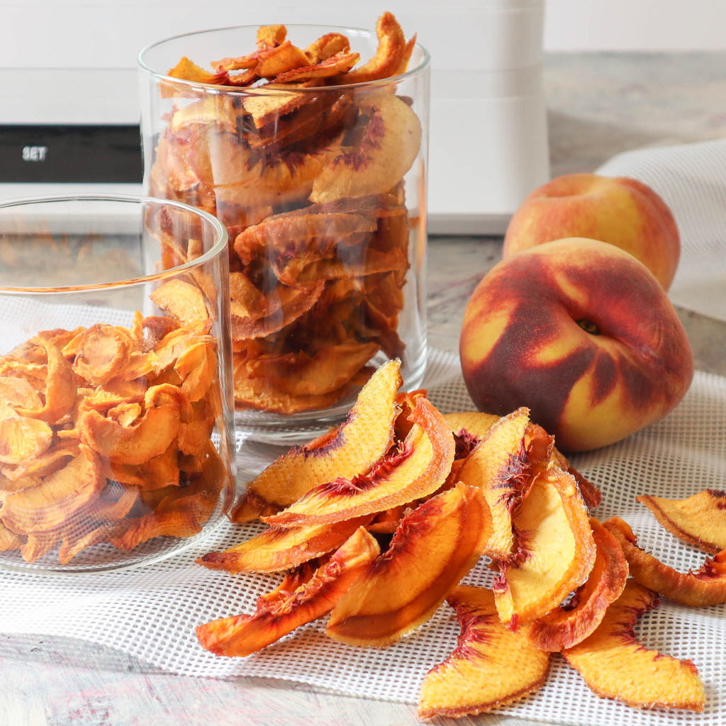 How to dehydrate peaches