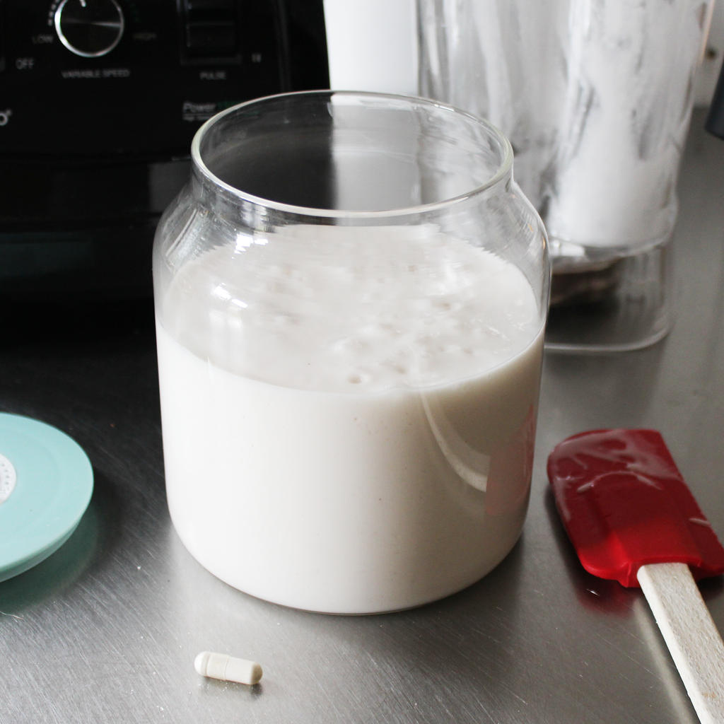 Cómo espesar el yogur casero de leche vegetal