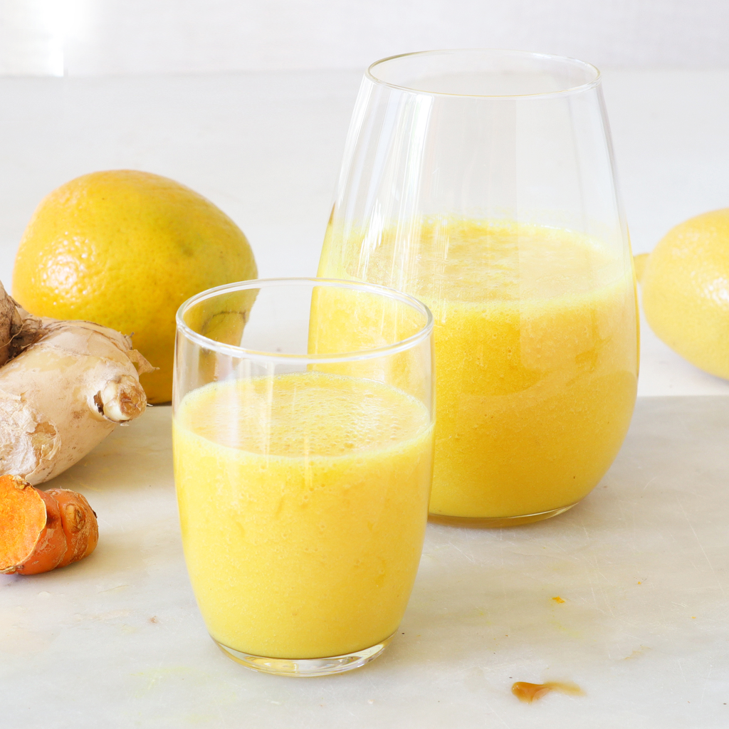 Homemade immune boosting wellness shot