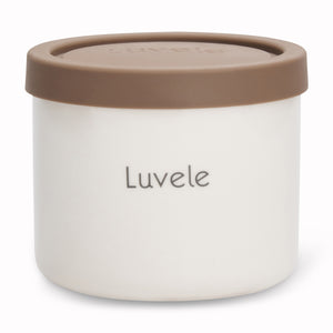 Yogurtera Luvele Pure | 4 Tarros de cerámica 400 ml DIETAS SCD y GAPS | Capacidad total: 1.5 L