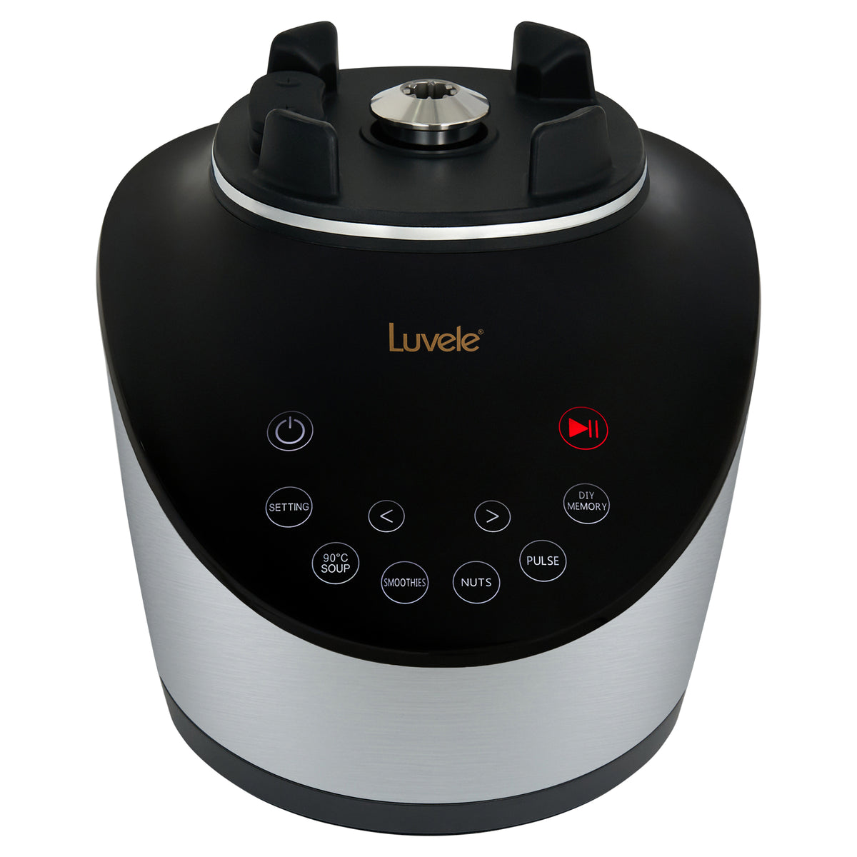 Sistema de licuado Luvele Vibe | Jarra de acero inoxidable de 1,75 litros para licuadora de alta velocidad