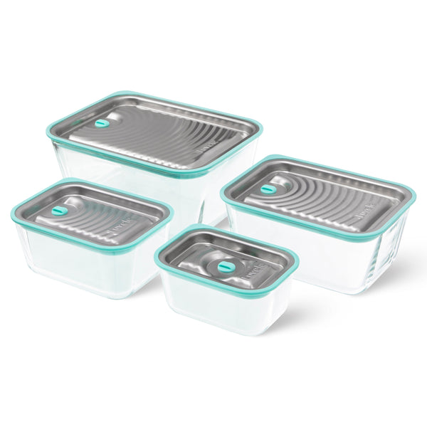 Recipiente de vacío Luvele Fresh | Set de cuatro piezas