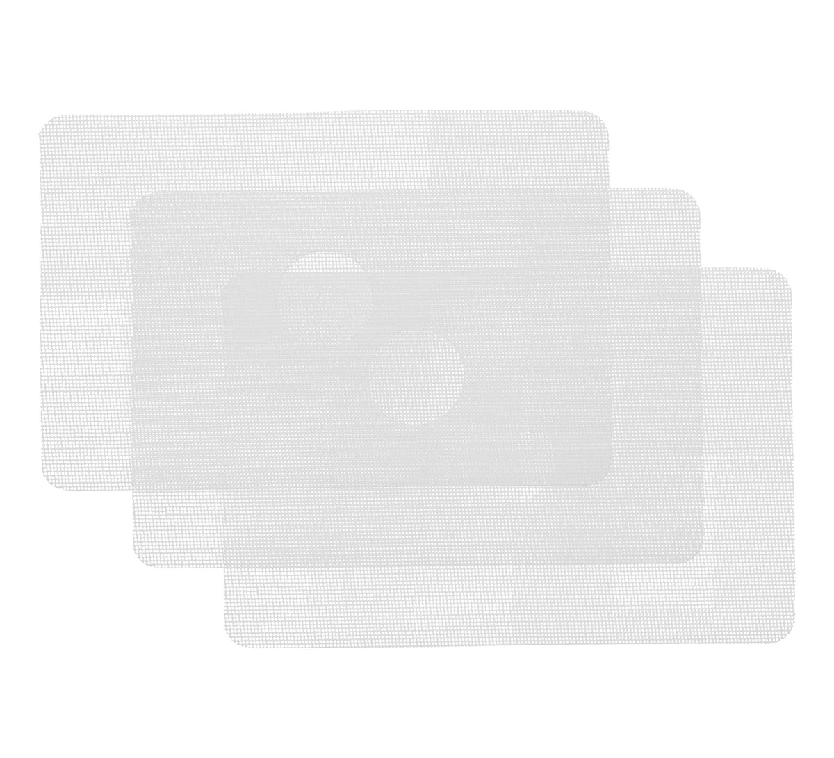 LÁMINAS DE MALLA DE SILICONA ANTIADHERENTE: PAQUETE DE TRES UNIDADES